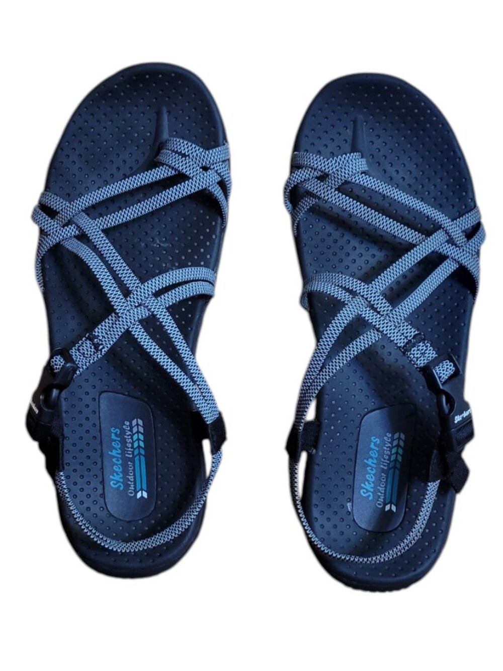 Skechers Reggae Irie Mon Strappy Sandals - Size 10
